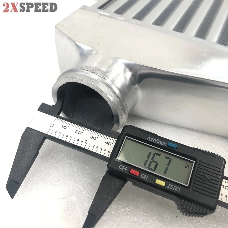 Intercooler para 98-01 Volkswagen Passat GLS sedán/vagón 4P 1.8T B3 B5 2" entrada/salida Foto 4 de 4