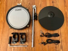 Alesis 8" Surge SE Pad & Choke Cymbal w/21" Arm, Clamps & 2 Cables NEW E-Drums