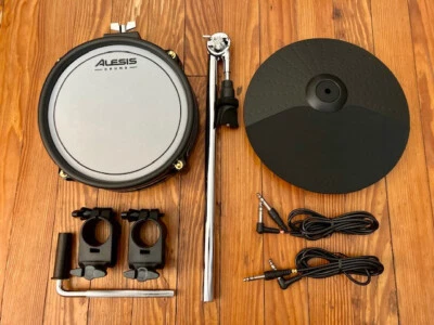 Alesis 8" Surge SE Pad & Choke Cymbal w/21" Arm, Clamps & 2 Cables NEW E-Drums