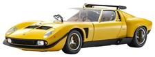 Kyosho Original 1/18 Lamborghini Miura SVR Yellow/Black Diecast ModelCar Vehicle