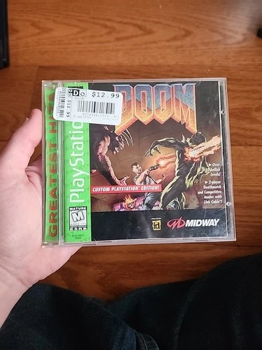 Doom PS1 Greatest Hits With Manual