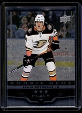 2021-22 Upper DeckExtended Series  Black Diamond Rookie Gems Jamie Drysdale.