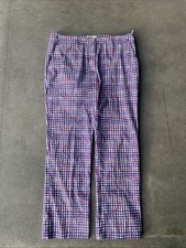 Rare Women’s 2012 Prada checkered Colored Cotton pants size 44