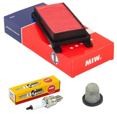 Set Luftfilter Ölsieb Zündkerze Wartung für Kymco Super 8 50 4T U7 U71 2007-2018