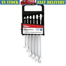 6 Piece Metric Combination Wrench Set Chrome Vanadium Steel Carrying Case New