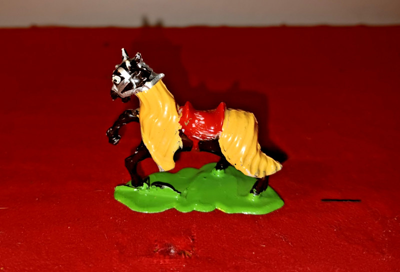 Vintage Marx Miniatures Knight Horse