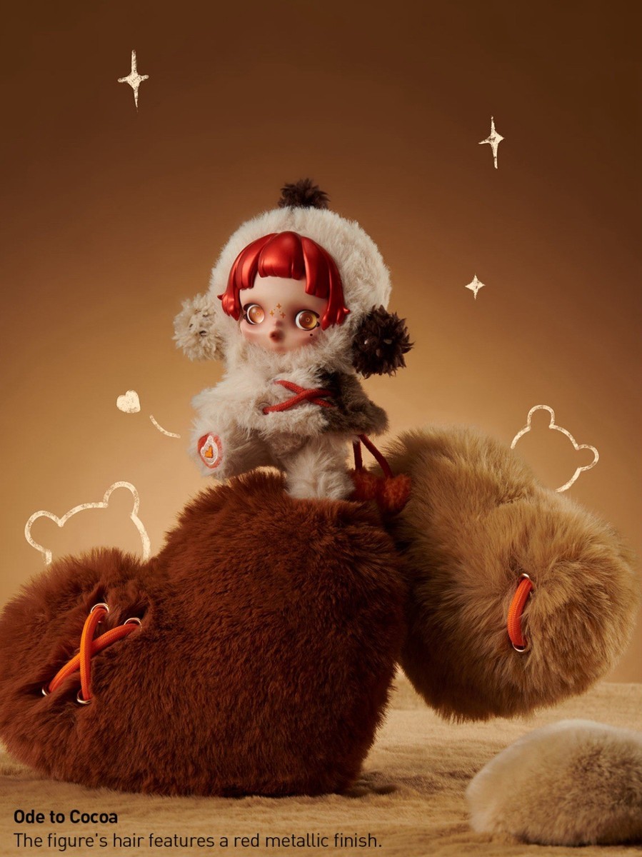 SKULLPANDAぬいぐるみSong of &Odeto cocoa Skullpanda Winter Symphony Series Plush Pendant Ode to Cocoa
