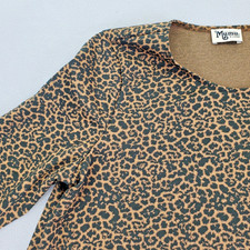 Show Me Your Mumu Mini Dress Womens XL Leopard Long Sleeve A Line Tunic Flowing