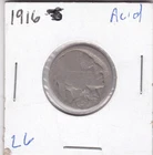 1916 Buffalo Nickel Acid Dated L6