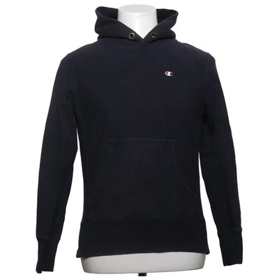 Champion, Kapuzenpullover, Größe: M, REVERSE WEAVE WARM UP, Blau, Baumwolle #mQq