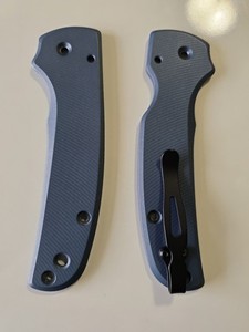 AWT Blue Spyderco Shaman Skinny Scales Clip Liner Delete  Cerakote Lynch NW Clip