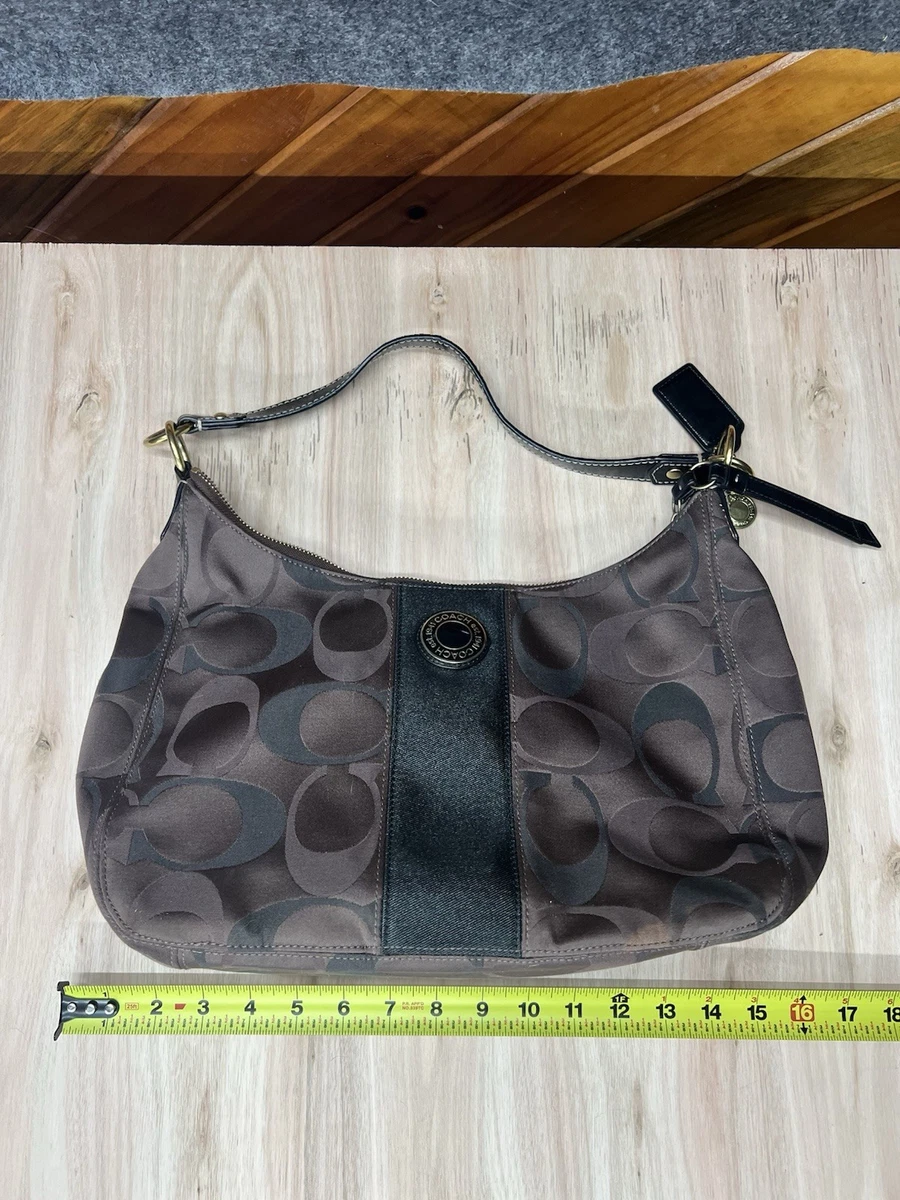 バッグ Coach Signature Hobo Oneshoulder Bag Coach Black Signature Hobo Bag for sale - eBay
