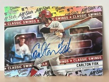 Carlton Fisk /50 - 2025 Topps - #CSA-CF Classic Swings Autograph