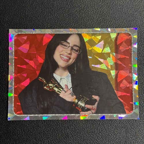 2025 Panini Pop Stars! Sticker Billie Eilish #41 Cracked Ice