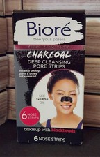 Bior Charcoal Blackhead Remover Pore Strips Deep Cleansing Nose Removal nariz