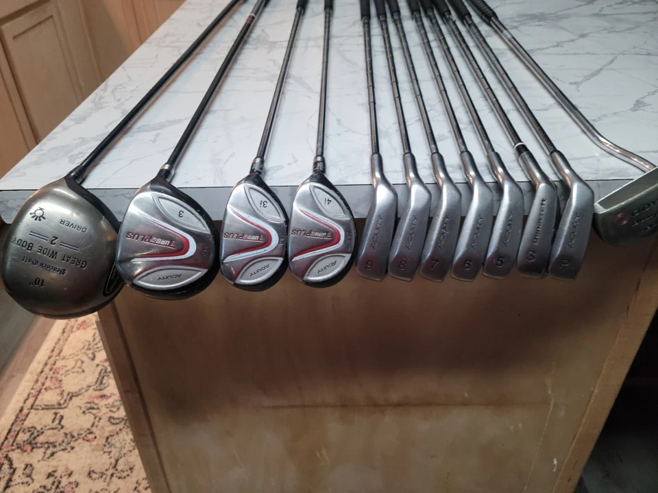 Acuity Turbo Plus S3 1W,3W,4-5H,5-PW,SW SET Graphite RFlex RH Odyssey Putter  - Image 2 of 4