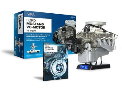 Franzis Ford Mustang V8-Motor Model Hobby Kit