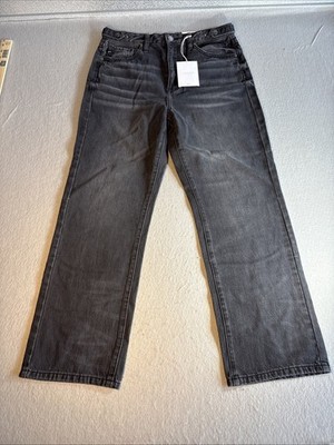 KanCan Estilo High Rise Straight Black Jeans Size 11/29 New With Tags