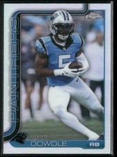 2025 Topps Chrome Refractor #43 - Rico Dowdle - Panthers!