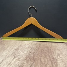 Vintage Wooden Garment Hanger Stamped W. Germany 18