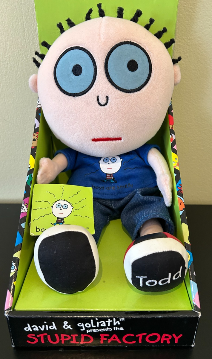 David and Goliath TODD Stupid Factory plush 14