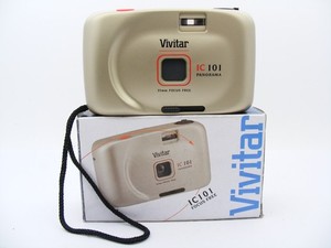 Vivitar IC101 Panorama 35mm film camera simple point and shoot 'unused'