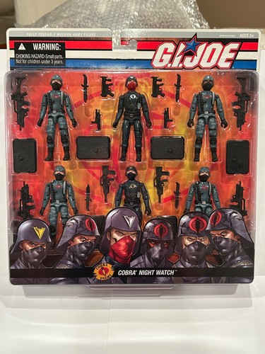 GI Joe Cobra Night Watch 6-Pack 2005 Collector Exclusive Hasbro MOC