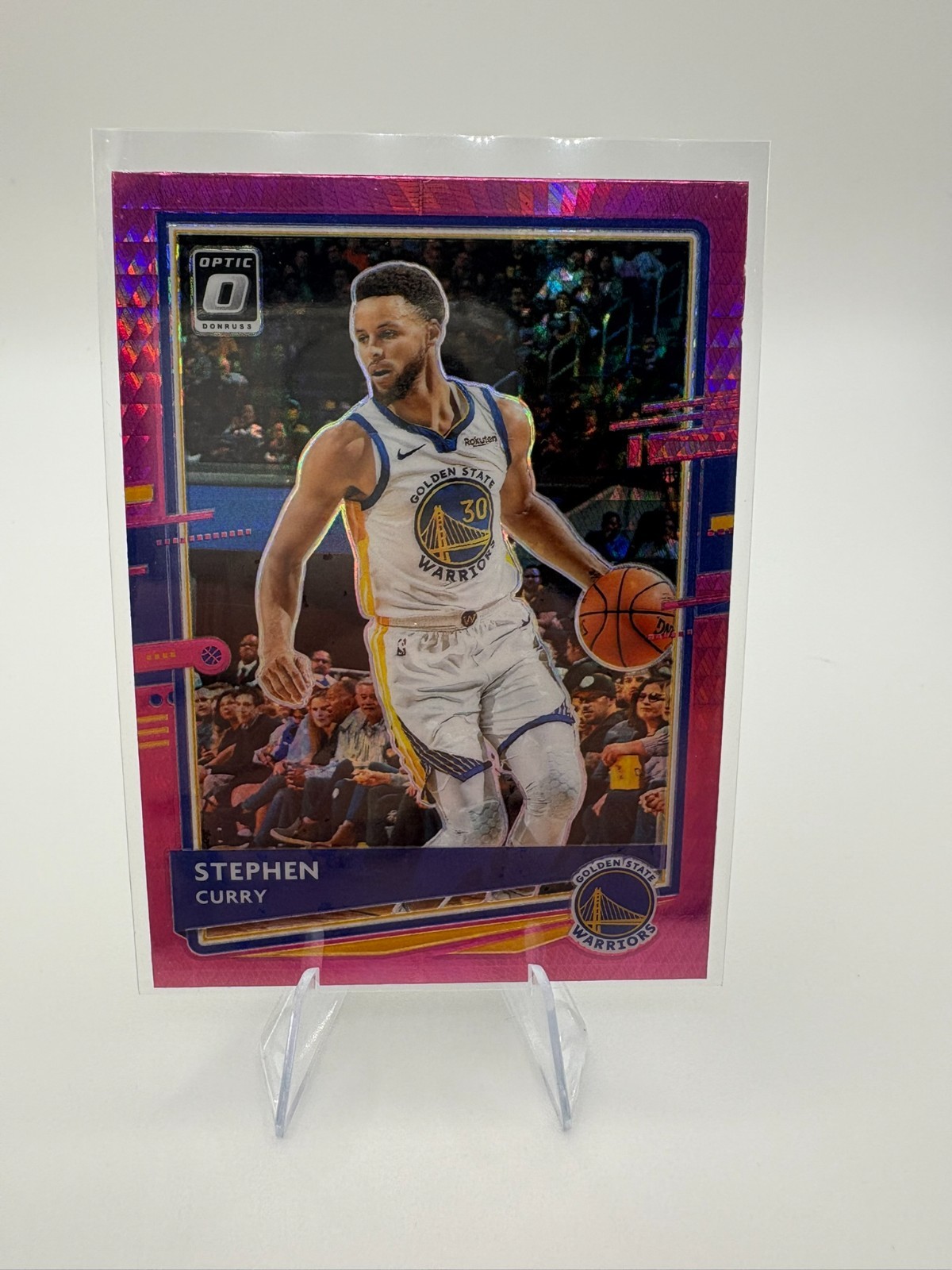 2020-21 Panini Optic Stephen Curry #17 Pink Hyper QTY
