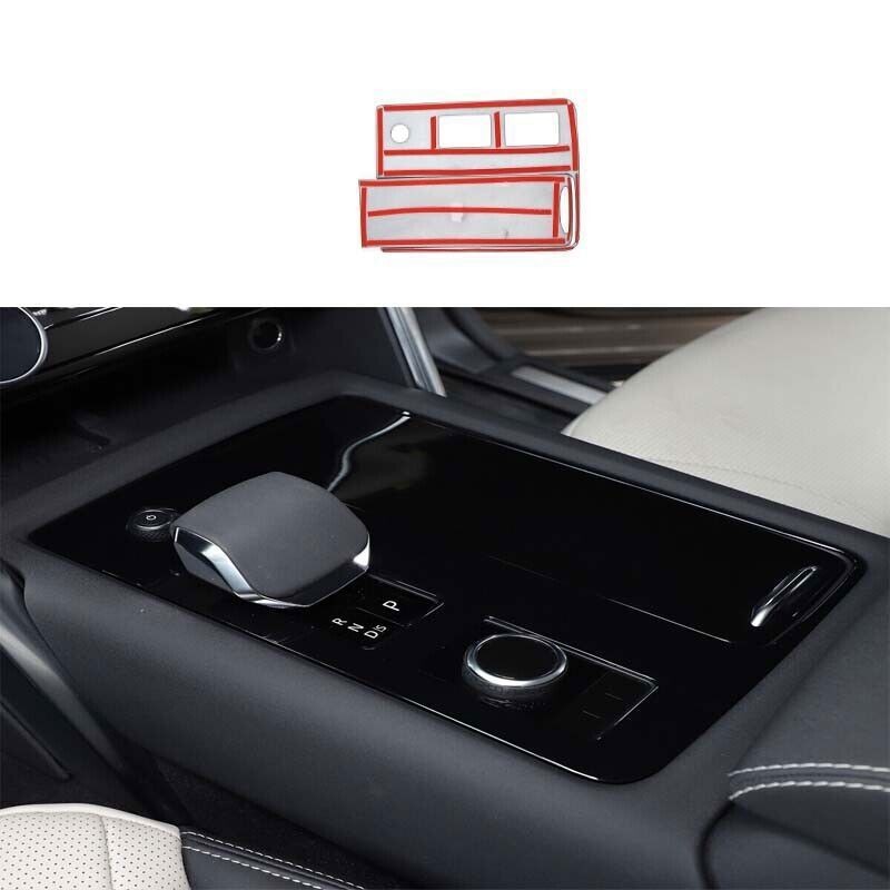 For Land Rover Discovery 5 2021-23 Glossy Black Gear Shift Panel Center Console