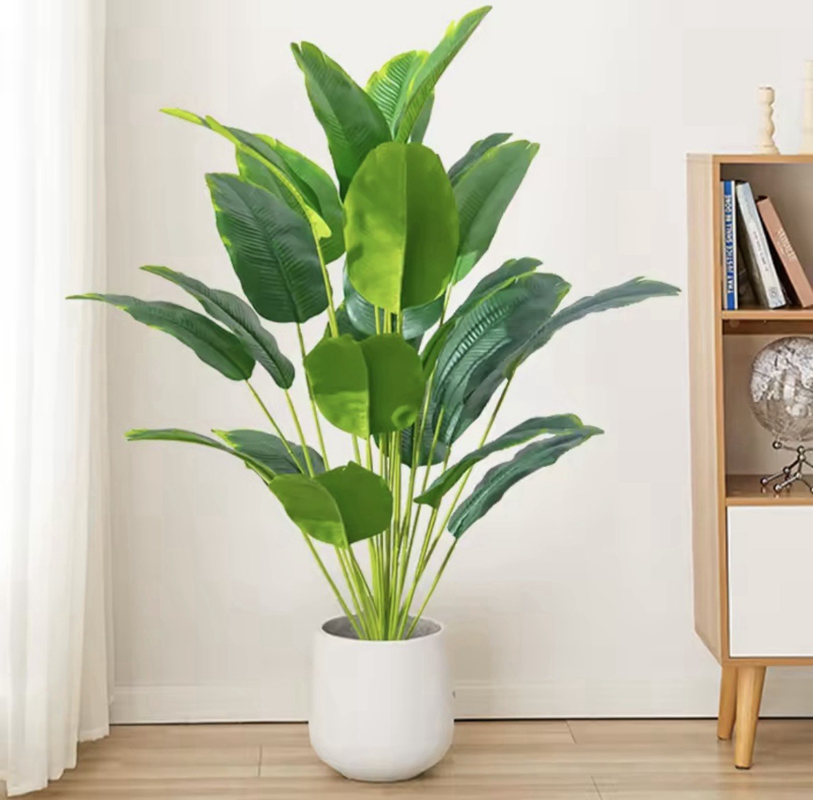 Artificial Tropical Palm Banana Tree Leaves for Home Decor-image