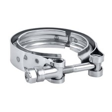 3.0 Inch V Band Clamp for Flange Kit Stainless Steel No flanges 3.0" 1