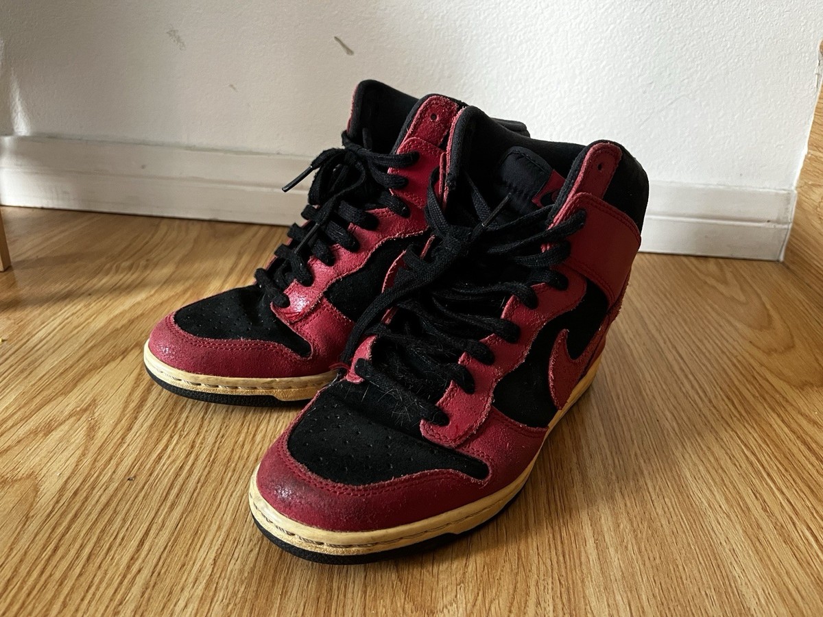 Size 7.5 - Nike Dunk Sky High Bred W for sale online | eBay