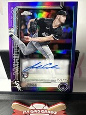 2025 Topps Chrome Jake Eder Rookie Purple Refractor auto /250 Chicago White Sox