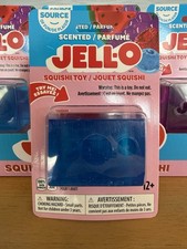 Jell-O Scented Squish Squeeze Toy Blue Tactile Stress Toy, Ages 4-11