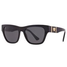 Versace Dark Grey Square Men's Sunglasses VE4457 GB1/87 55 VE4457 GB1/87 55