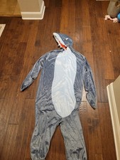 Adult Shark Jumpsuit Costume Spirit Halloween - One Size