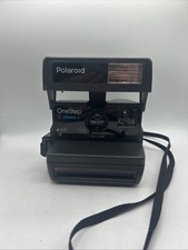 Vintage Polaroid OneStep Closeup 600 Instant Film Camera Black Untested