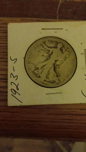 Liberty Walking 1923-S Half Dollar Silver Business Strike 50C Coin