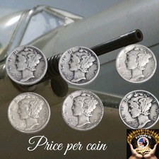 SILVER Mercury Dimes 1930's, PRICE LISTED IS PER COIN, Fast Ship 🚢 😄 