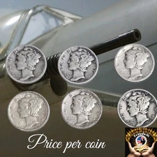 SILVER Mercury Dimes 1930's, PRICE LISTED IS PER COIN, Fast Ship 🚢 😄 