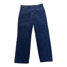 Vintage Polo Ralph Lauren Corduroy Pants Youth 18 Blue Preppy Fits 32x29