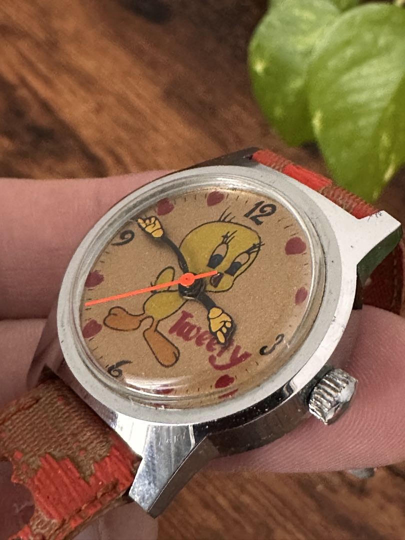テンダーロイン ディズニーRETROSPECTIVE TOYWRISTWATCH Looney Tunes Tweety Analog Mechanical(Manual) Women Rare Retro