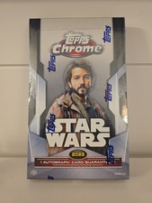 2023 Topps CHROME Star Wars Factory Sealed HOBBY Box AUTOGRAPH!
