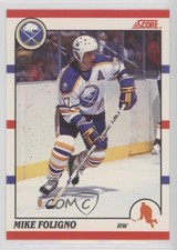 1990-91 Score Bilingual Mike Foligno #133 0f6