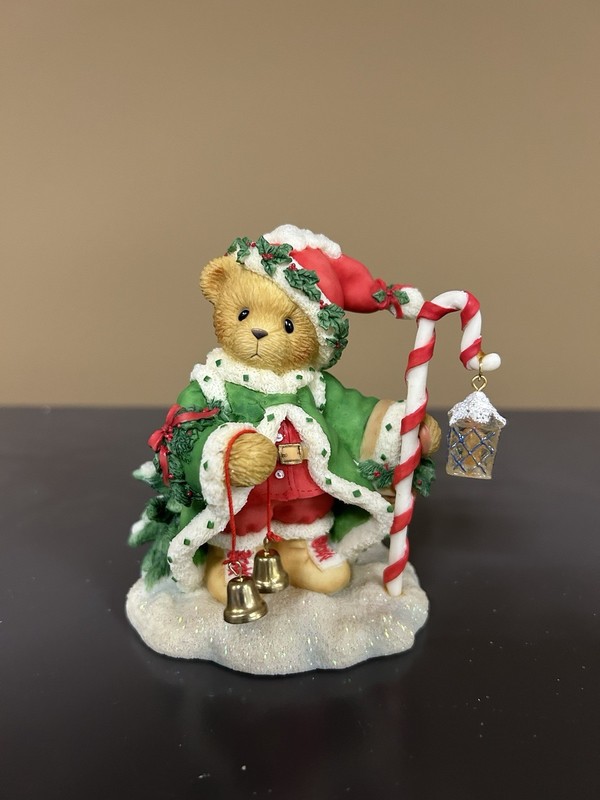 Ltd Ed  2000 Cherished Teddies WOLFGANG -The spirit of Christmas is in all of us
