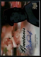 2006 UPPER DECK FUTURE STARS CHRIS DENORFIA ACETATE ROOKIE AUTO CARD #85 NM/MT. rookie card picture