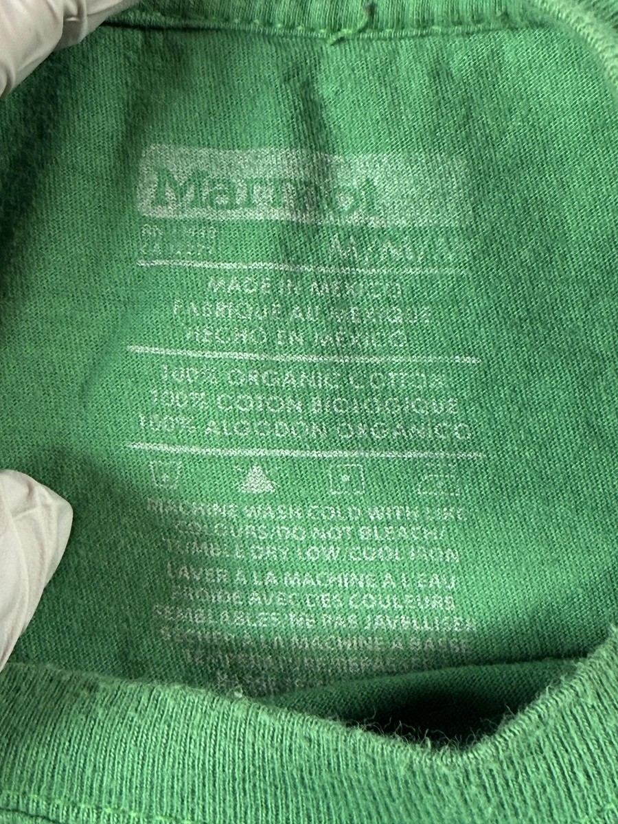 Marmot Mountain Shirt Mens Medium Green Est. 1974 Logo Graphic Outdoor Tee View 3