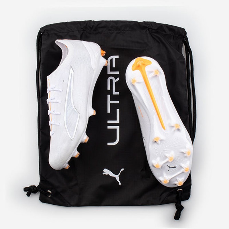 Puma Ultra 6 Ultimate FG 10855704 White Mens Soccer Cleats Shoes
