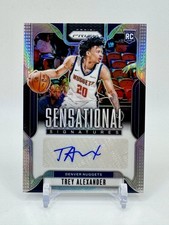 2024-25 Panini Prizm #SS-TAN Trey Alexander Sensational Signatures Prizms Silver
