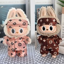 for L🅰🅱U🅱U 17CM Pajamas Clothes Gift The Monsters Plush Dolls Outfit No Toys